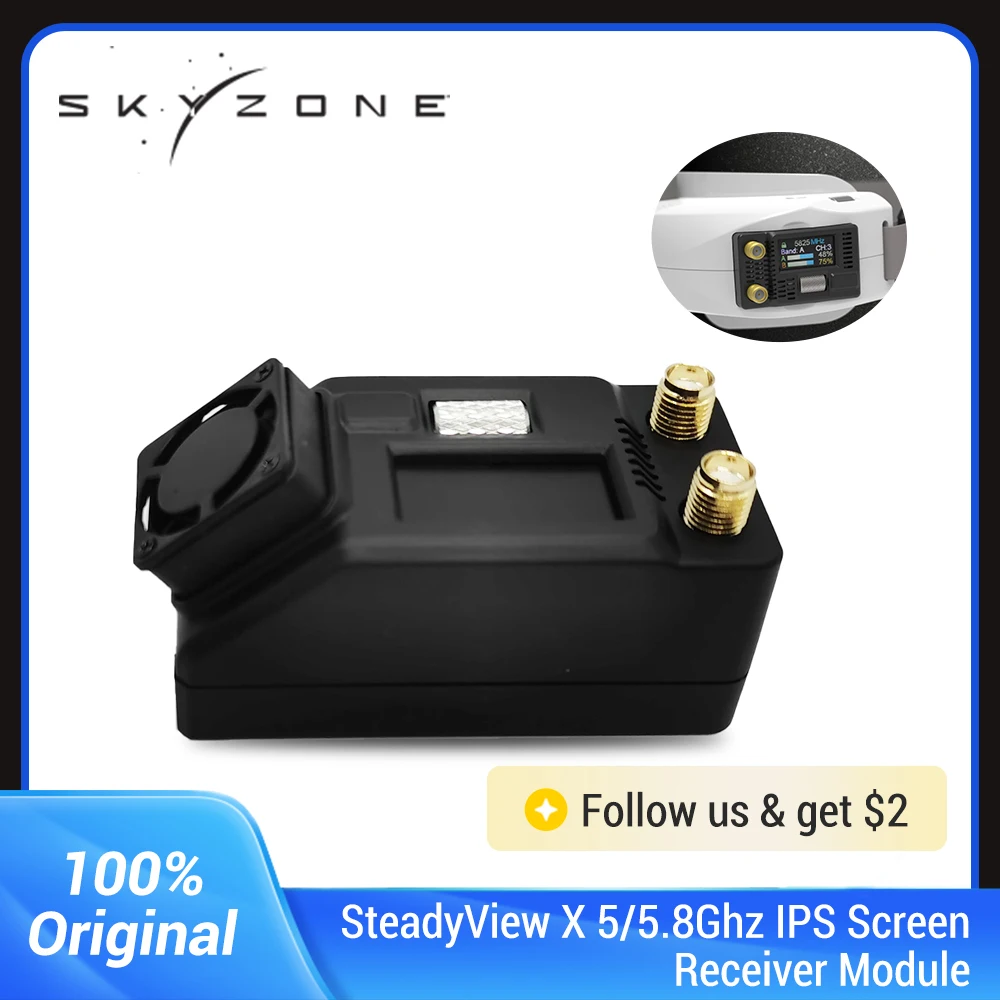 Skyzone SteadyView X 5Ghz 5.8G - đánh giá và giá Skyzone Steadyview X Receiver Module